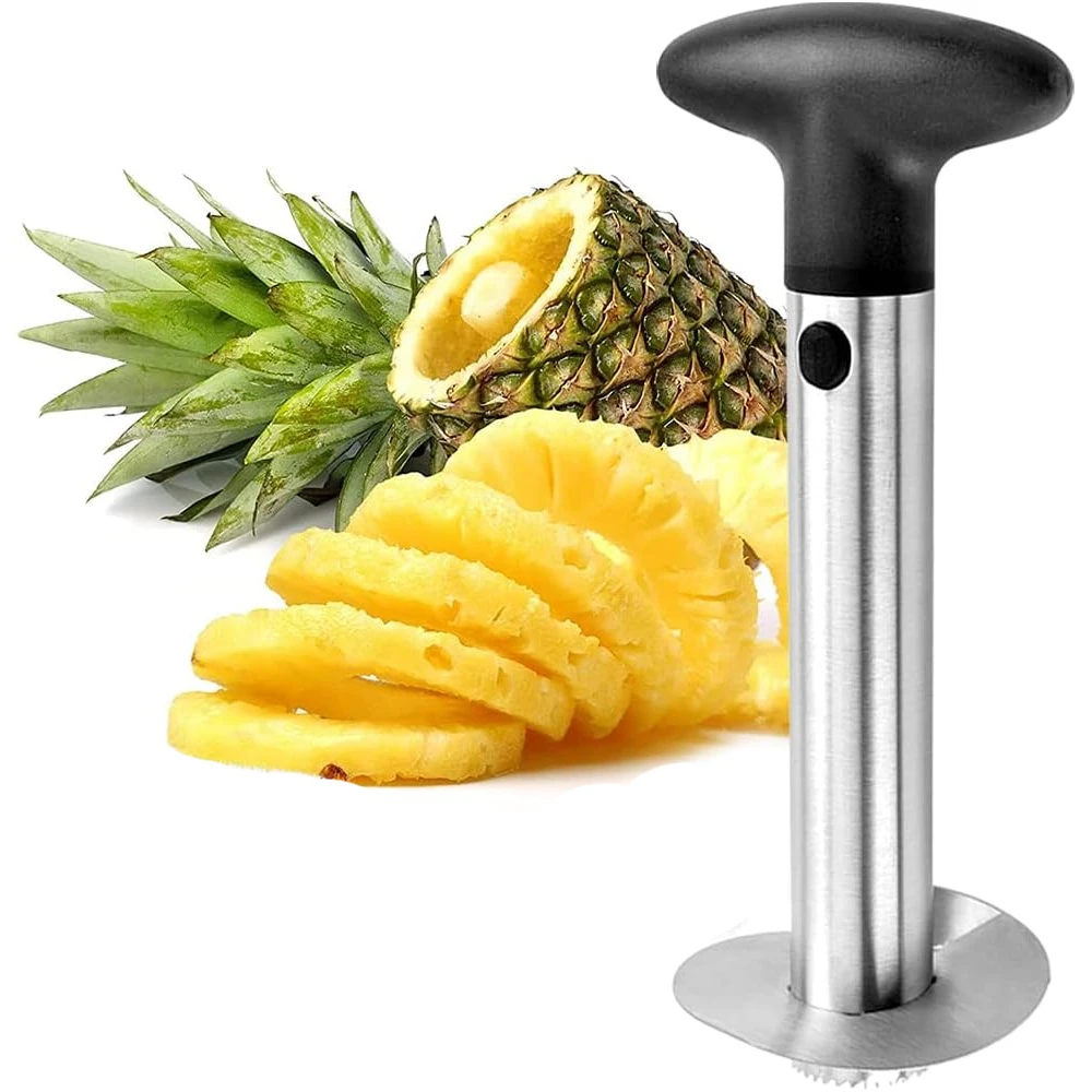 Pineapple Corer Slicer - Pineapple Knife Cutter Stainless Steel Fruit