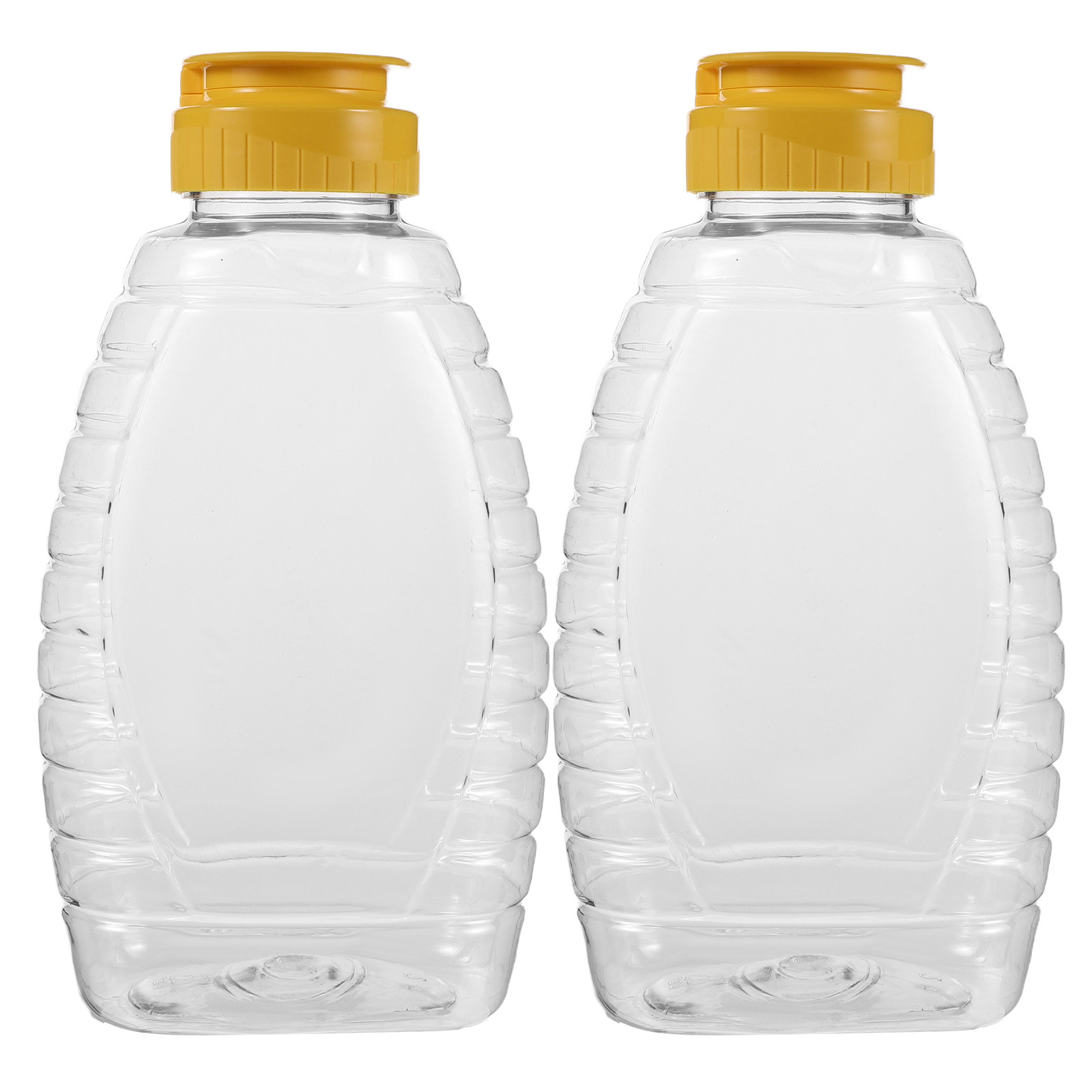 Sauce Squeeze Bottle - 2Pcs 350Ml Honey Squeeze Bottles Clear