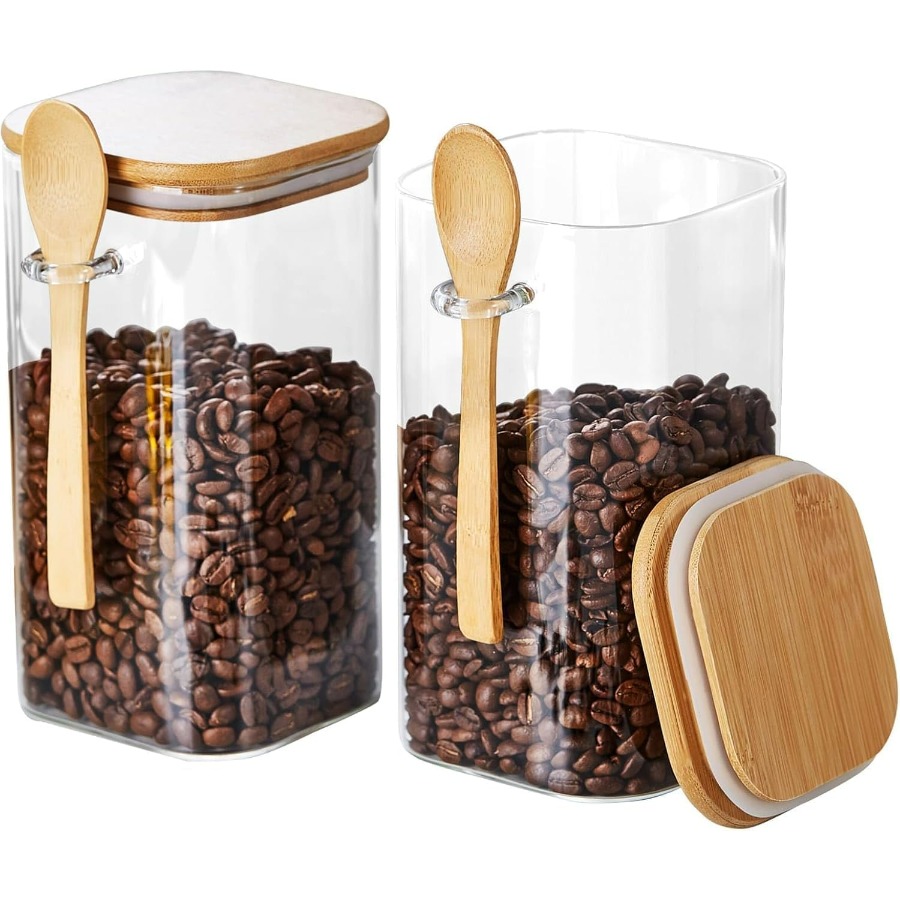 Overnight Oat Jar - Glass Jars with Airtight Lids and