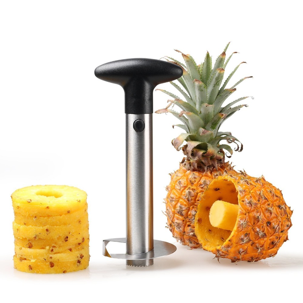 Pineapple Corer Slicer - LMETJMA Premium Pineapple Corer Stainless Steel