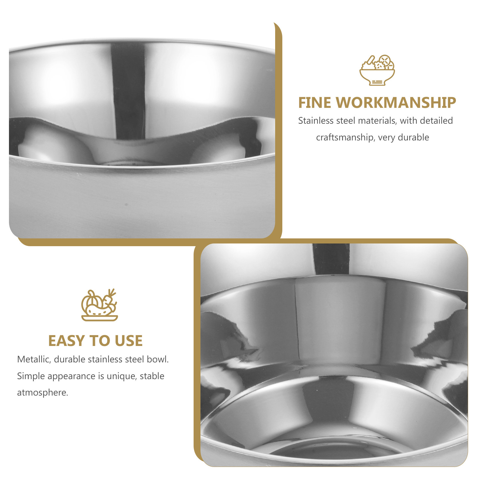 Stainless Steel Bowl Smooth Su - Meal Prep Noodles 리뷰 및 가격