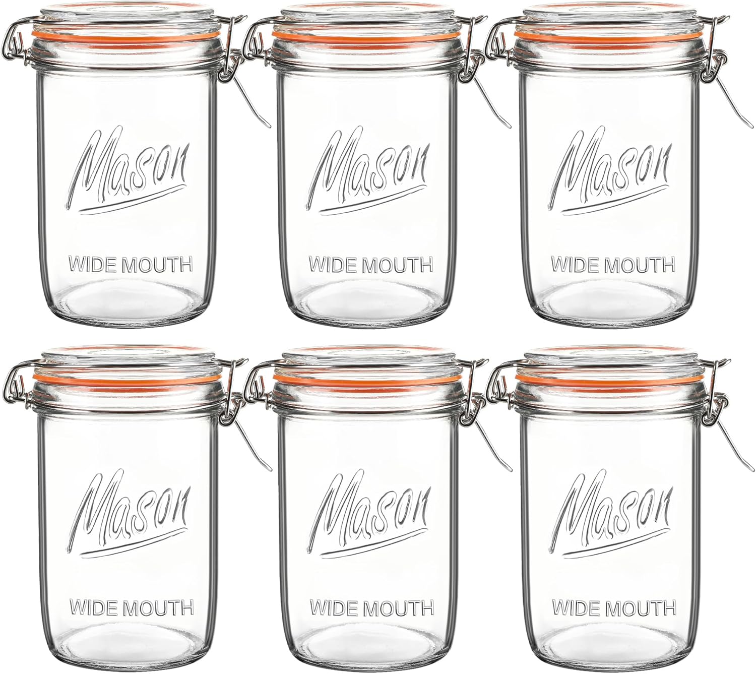 24oz Wide Mouth    Jars – 6 Pa - Meal Prep Overnight Oats 리뷰 및 가격