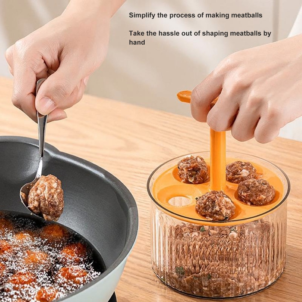 Manual Meatball Maker 5 Balls  - Meal Prep With Rice 리뷰 및 가격