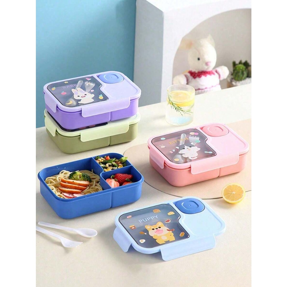 1Pc Cartoon Lunch Box, Microwa - Meal Prep With Rice 리뷰 및 가격