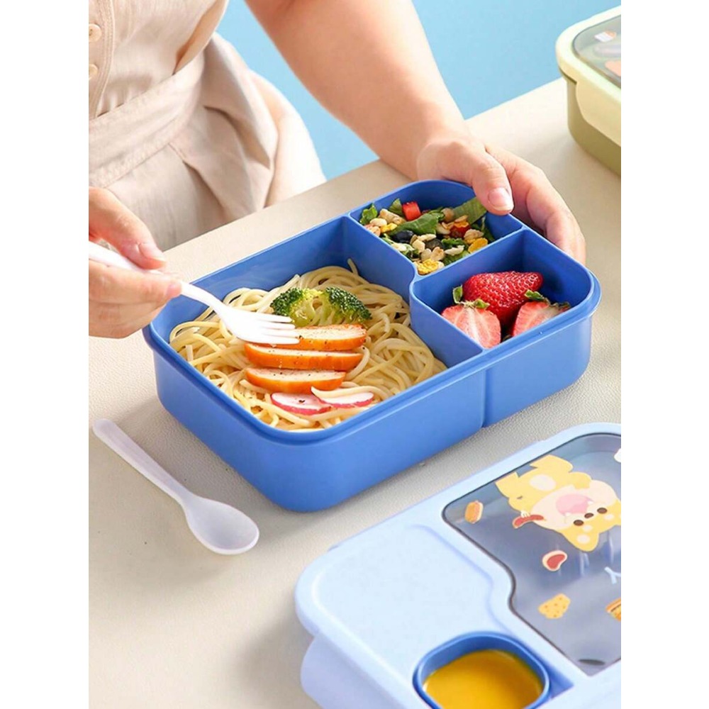 1Pc Cartoon Lunch Box, Microwa - Meal Prep With Rice 리뷰 및 가격