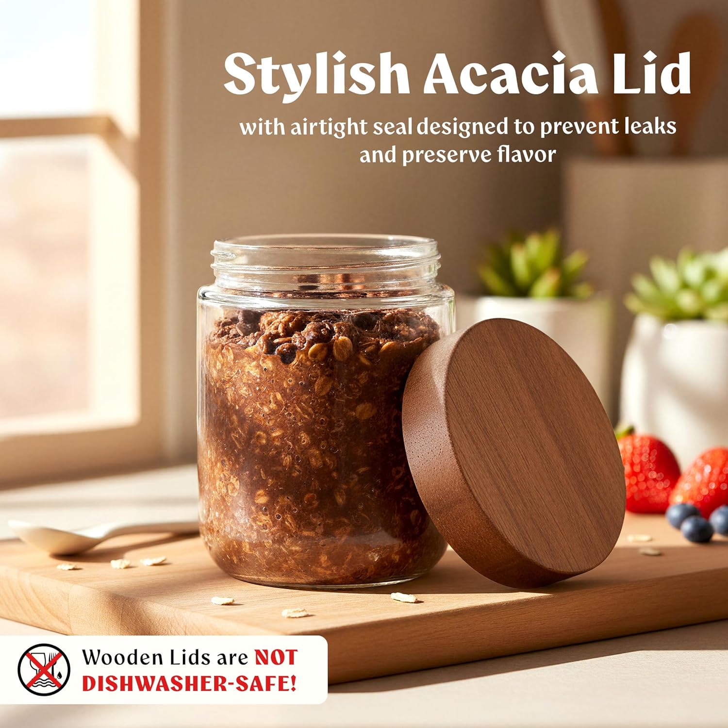 Overnight Oats Containers with - Meal Prep Overnight Oats 리뷰 및 가격