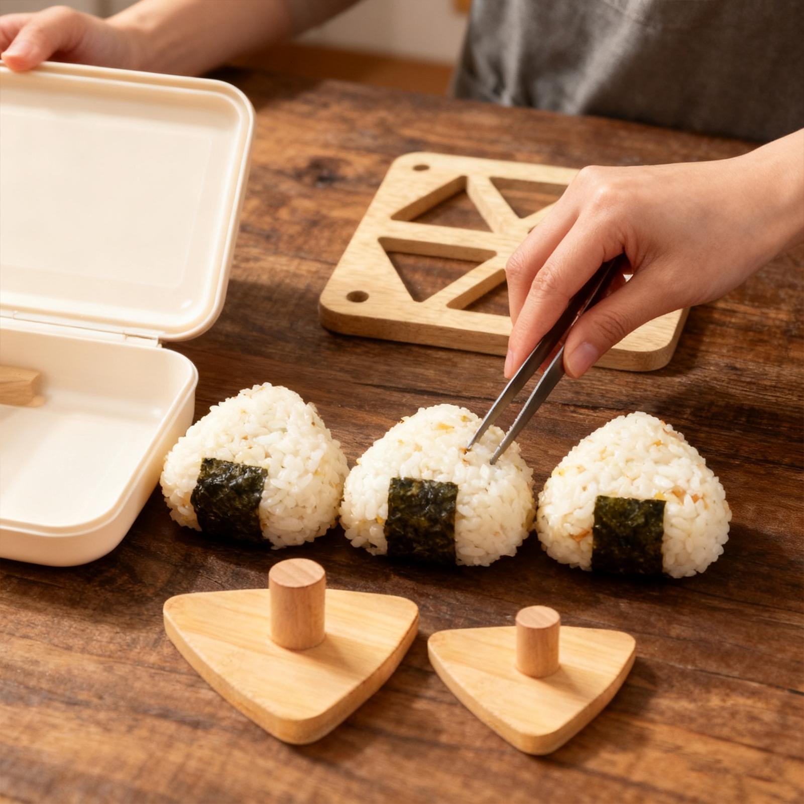 Riceball Mold Classic Wooden N - Meal Prep With Rice 리뷰 및 가격