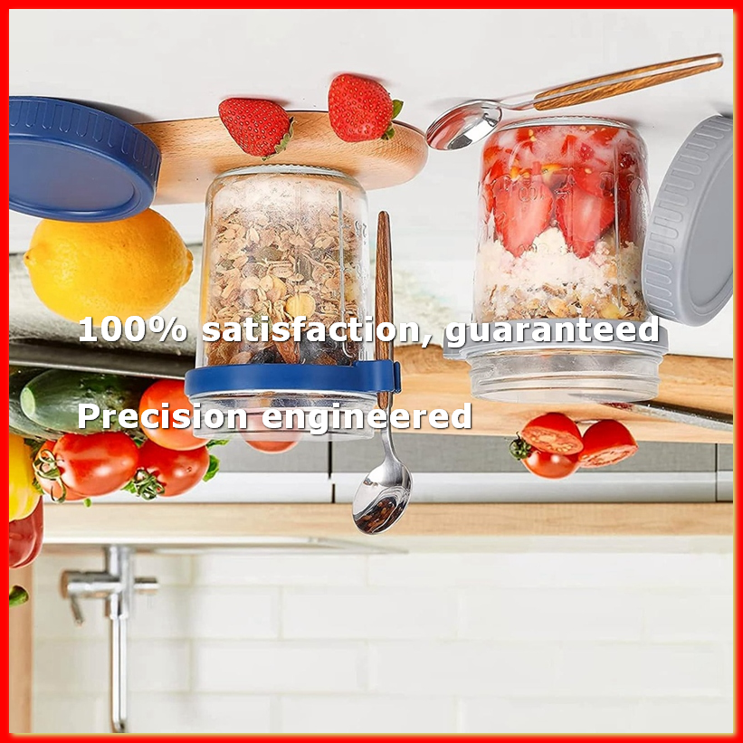 4 Pack Overnight Oats Containe - Overnight Oat Jar 리뷰 및 가격