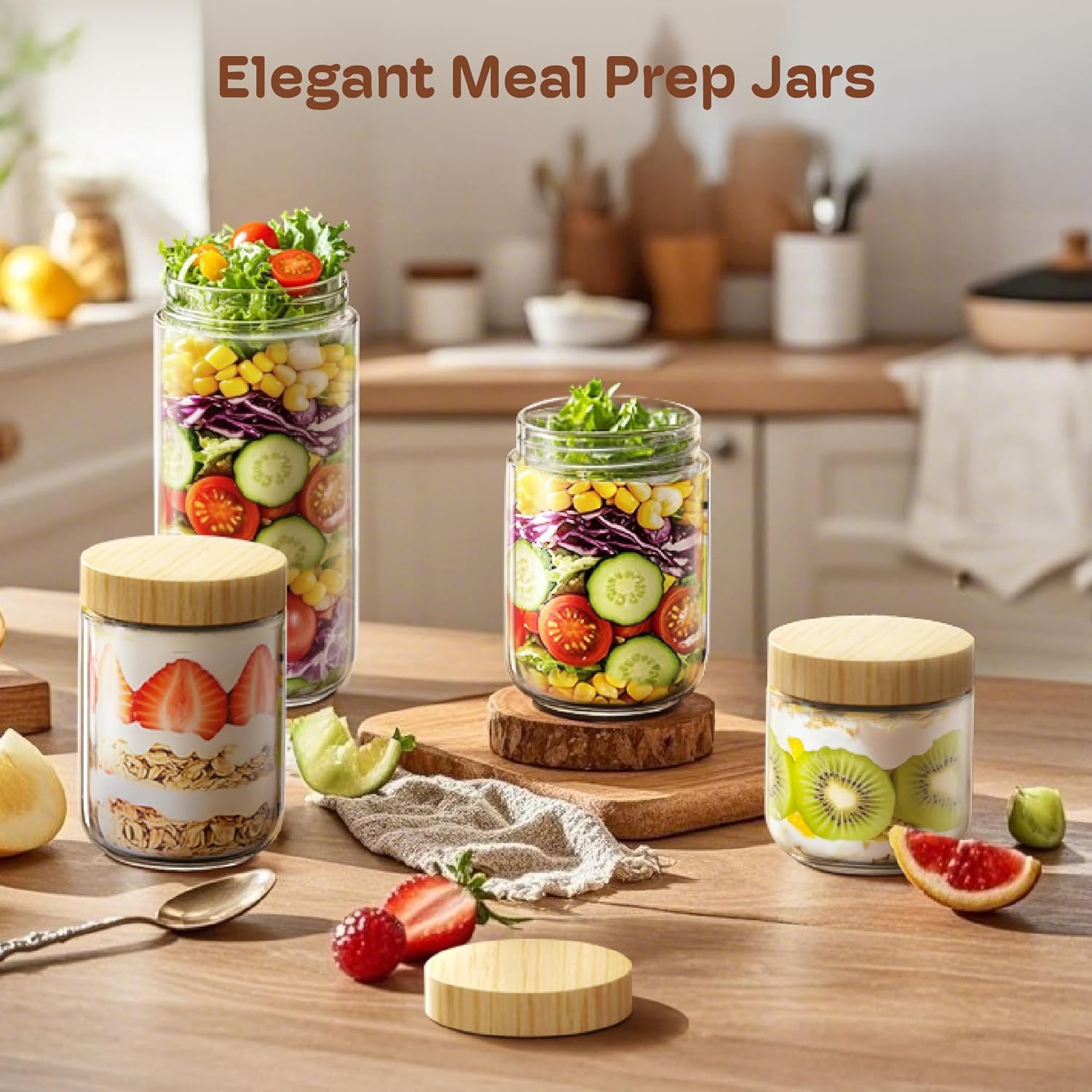 4 Pack 10oz Overnight Oats Con - Meal Prep Overnight Oats 리뷰 및 가격