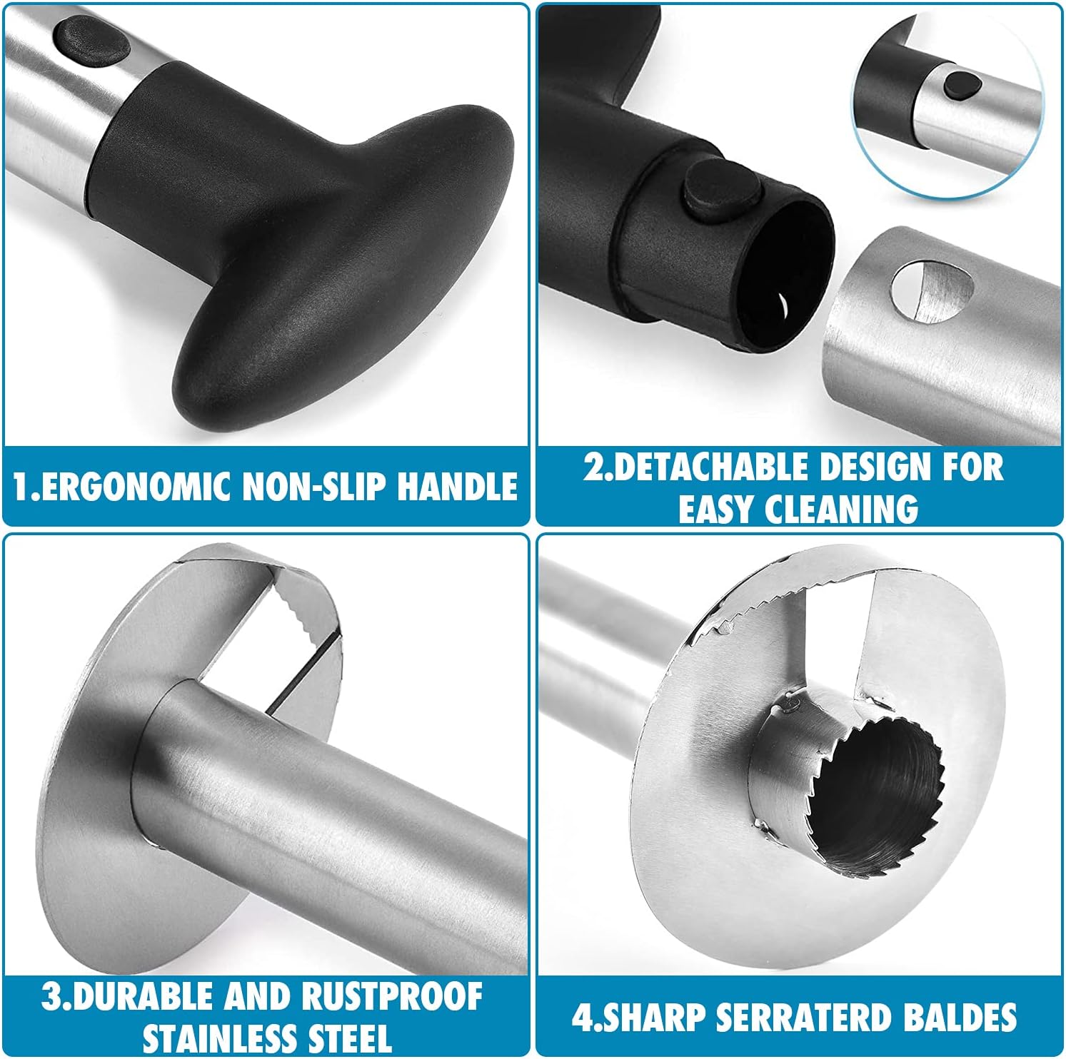 3-in-1 Stainless Steel Pineapp - Pineapple Corer Slicer 리뷰 및 가격
