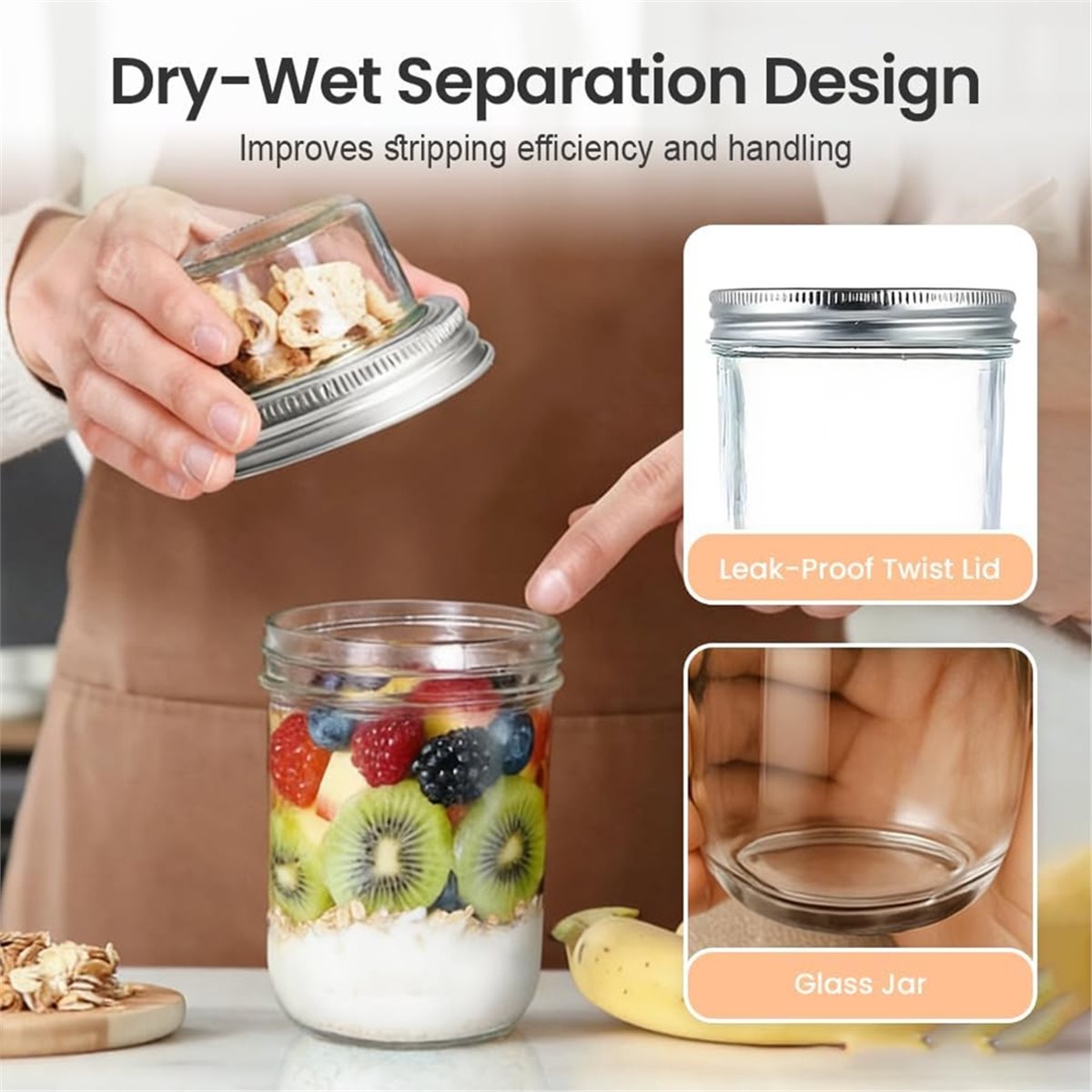BAAE Overnight Oats Containers - Meal Prep Overnight Oats 리뷰 및 가격