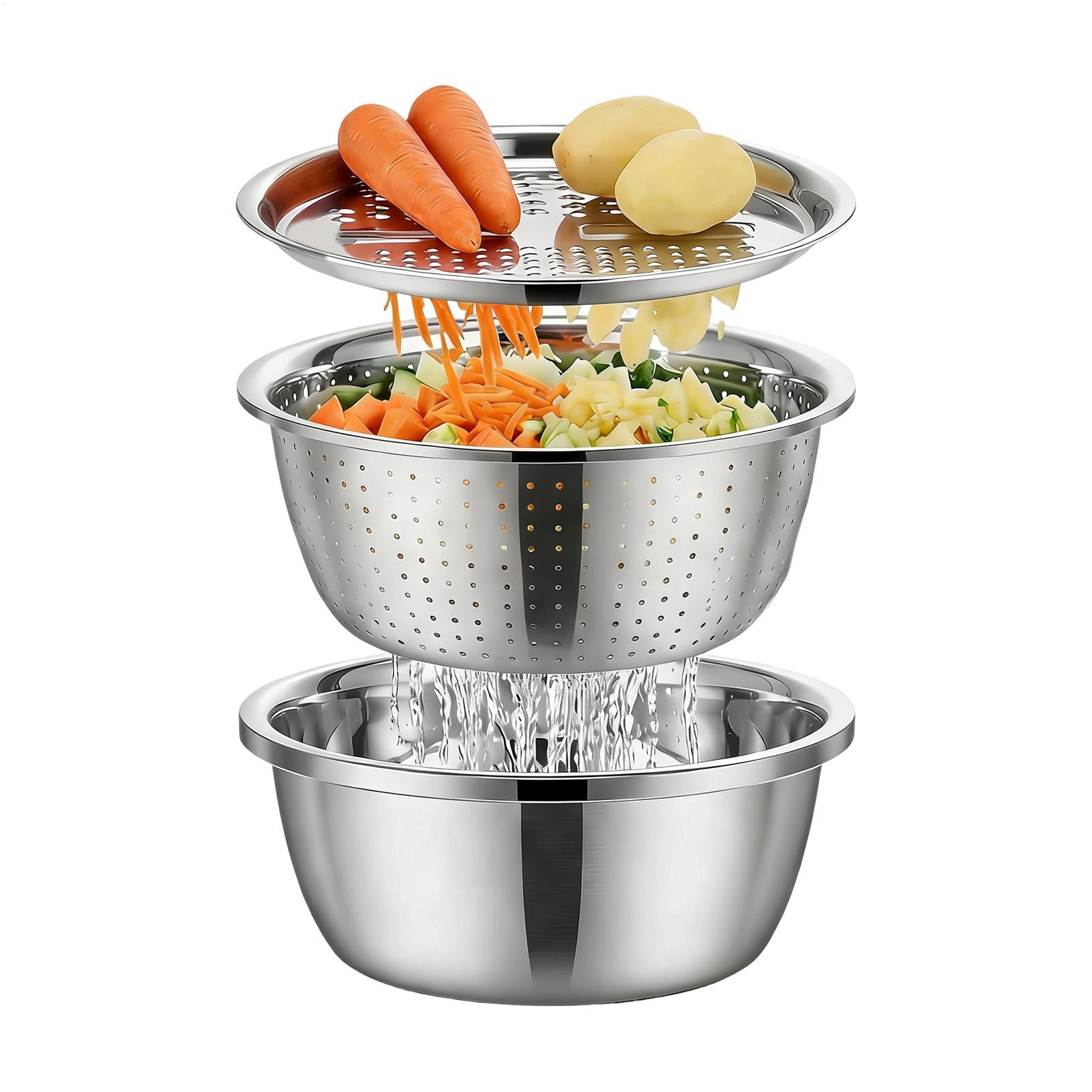 Stainless Steel Colander Strai - Meal Prep With Rice 리뷰 및 가격