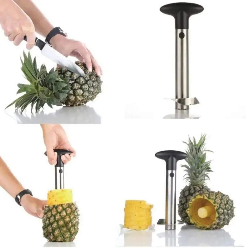 3PCS  Spot Stainless Steel Pin - Pineapple Corer Slicer 리뷰 및 가격