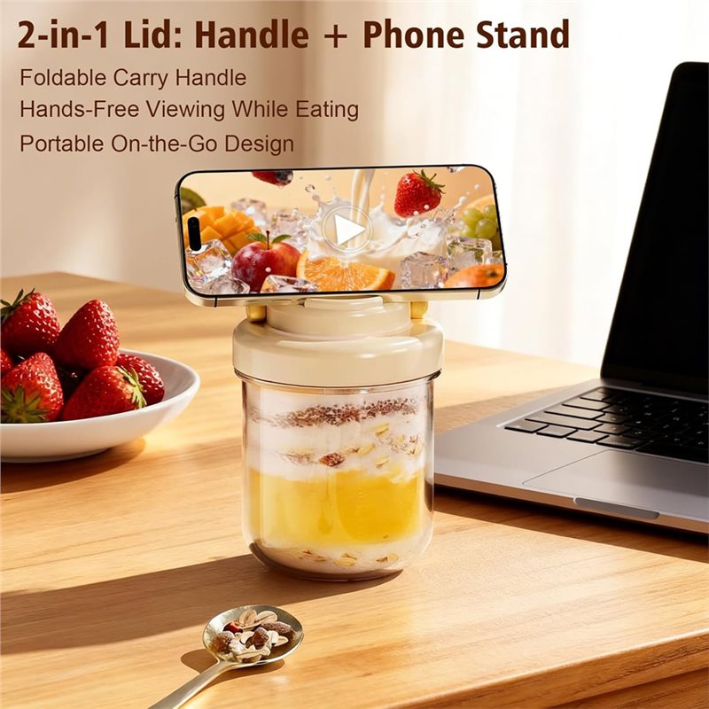 【THANKSGIVING DAY】4 Pack 16 Oz - Meal Prep Overnight Oats 리뷰 및 가격