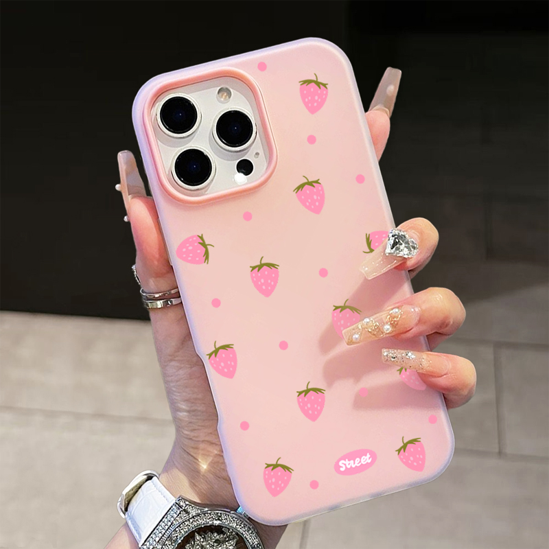 Sweet Pink Strawberry Pattern  - Strawberry Huller 리뷰 및 가격