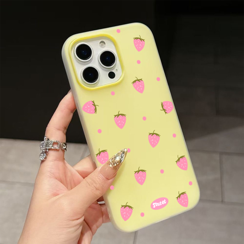 Sweet Pink Strawberry Pattern  - Strawberry Huller 리뷰 및 가격