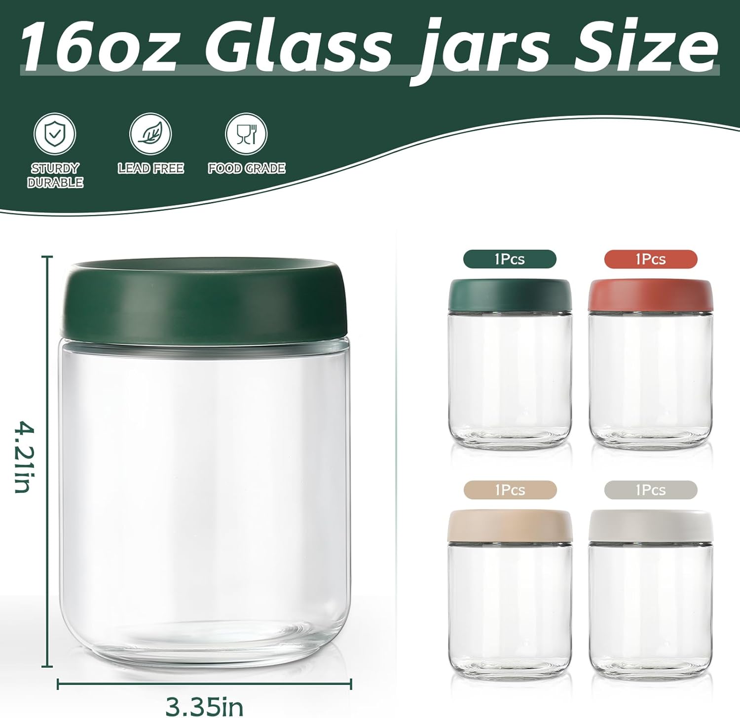 Glass Overnight Oats Container - Meal Prep Overnight Oats 리뷰 및 가격