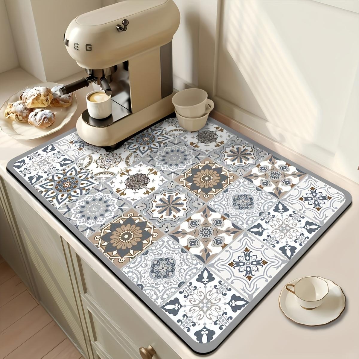 Kitchen Countertop Mat Vintage - Meal Prep Format 리뷰 및 가격