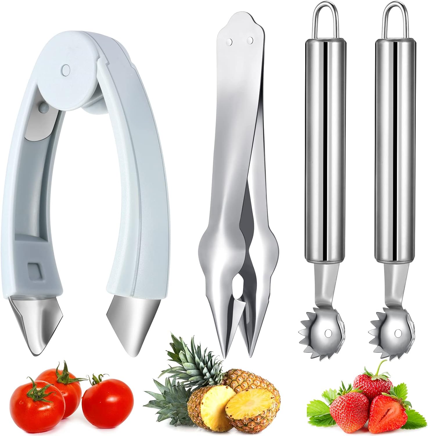 4-Piece Strawberry Huller and  - Strawberry Huller 리뷰 및 가격