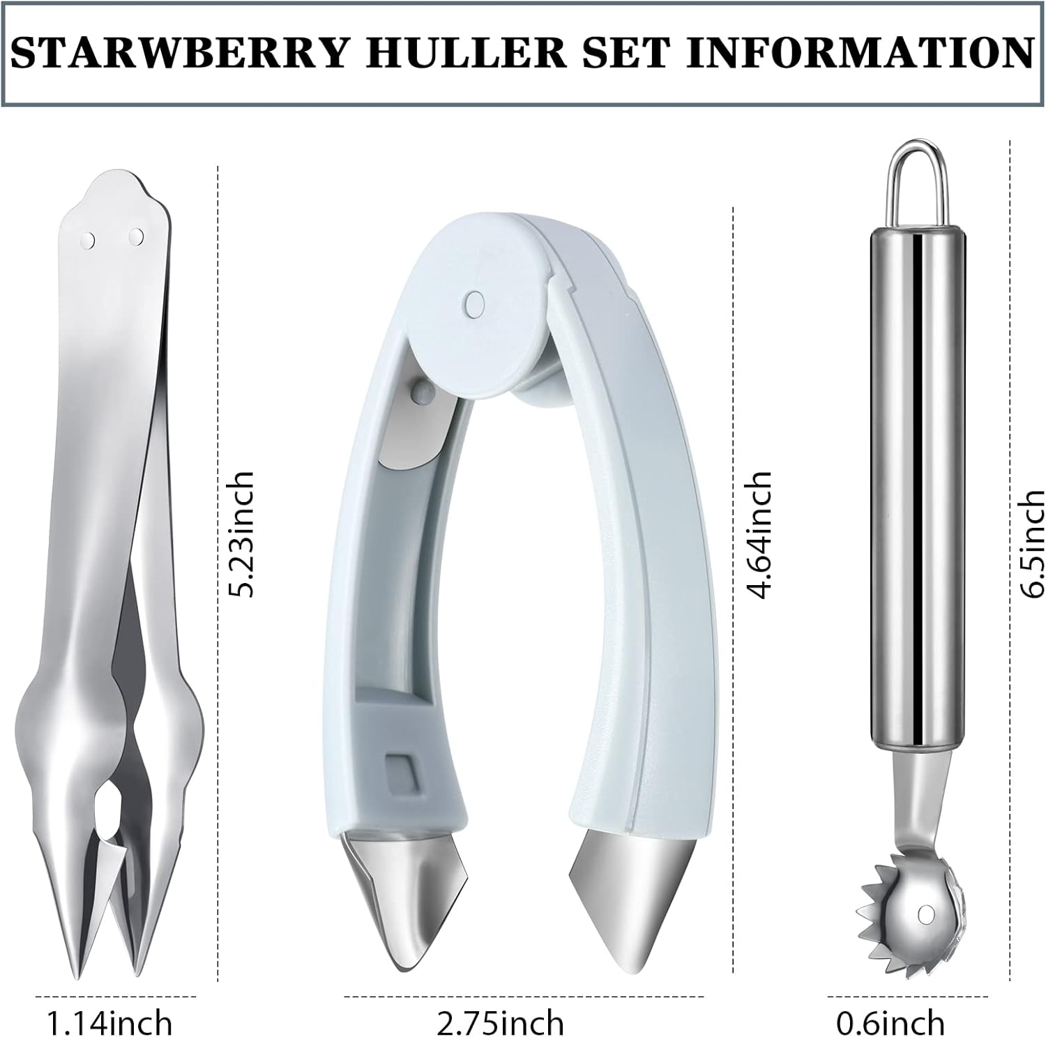 4-Piece Strawberry Huller and  - Strawberry Huller 리뷰 및 가격