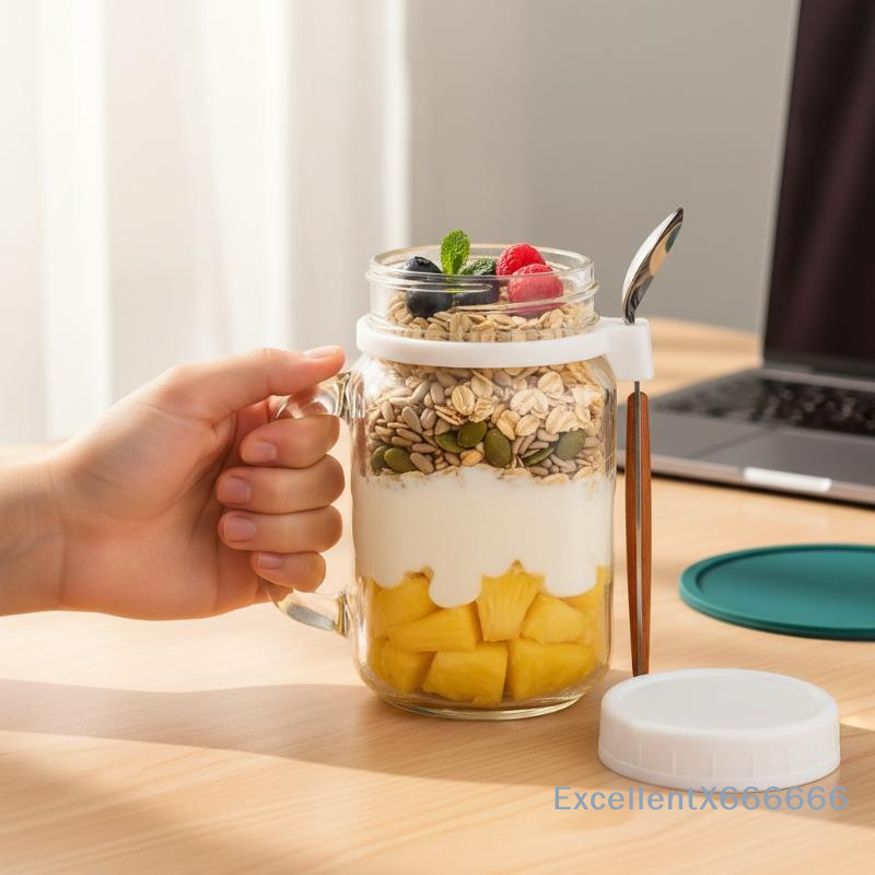 500ml Glass Container for Over - Meal Prep Overnight Oats 리뷰 및 가격