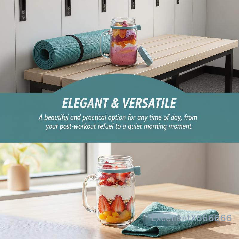 500ml Glass Container for Over - Meal Prep Overnight Oats 리뷰 및 가격