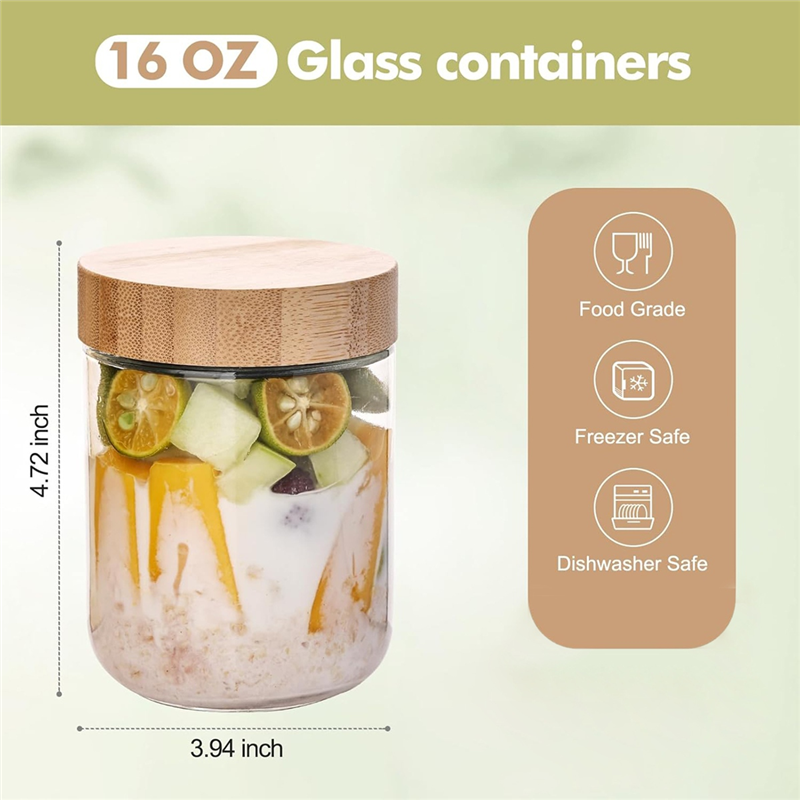 LNHF 6-Pack Overnight Oats Con - Overnight Oat Jar 리뷰 및 가격