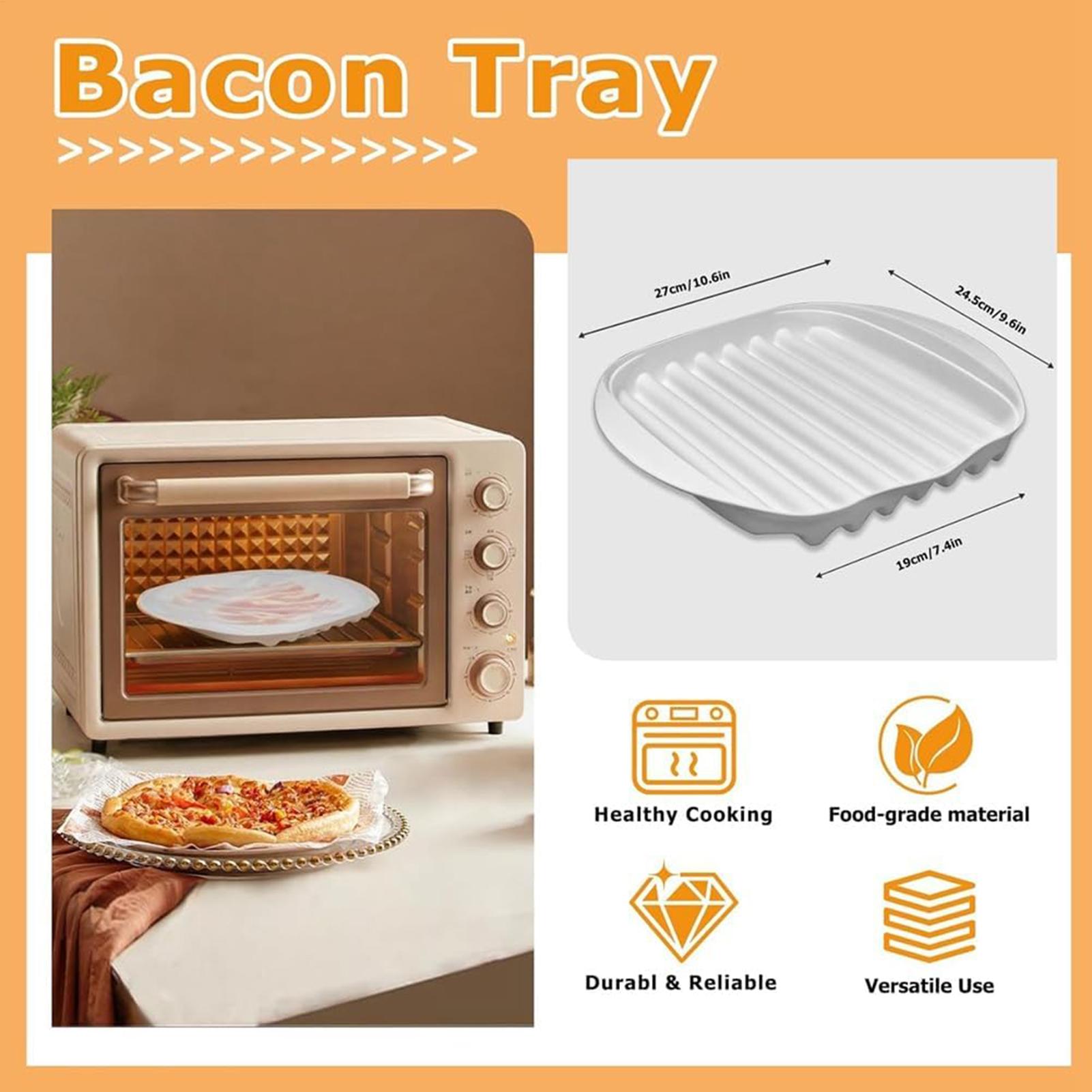 Microwave Bacon Tray Non-Stick - Meal Prep Hot Dogs 리뷰 및 가격