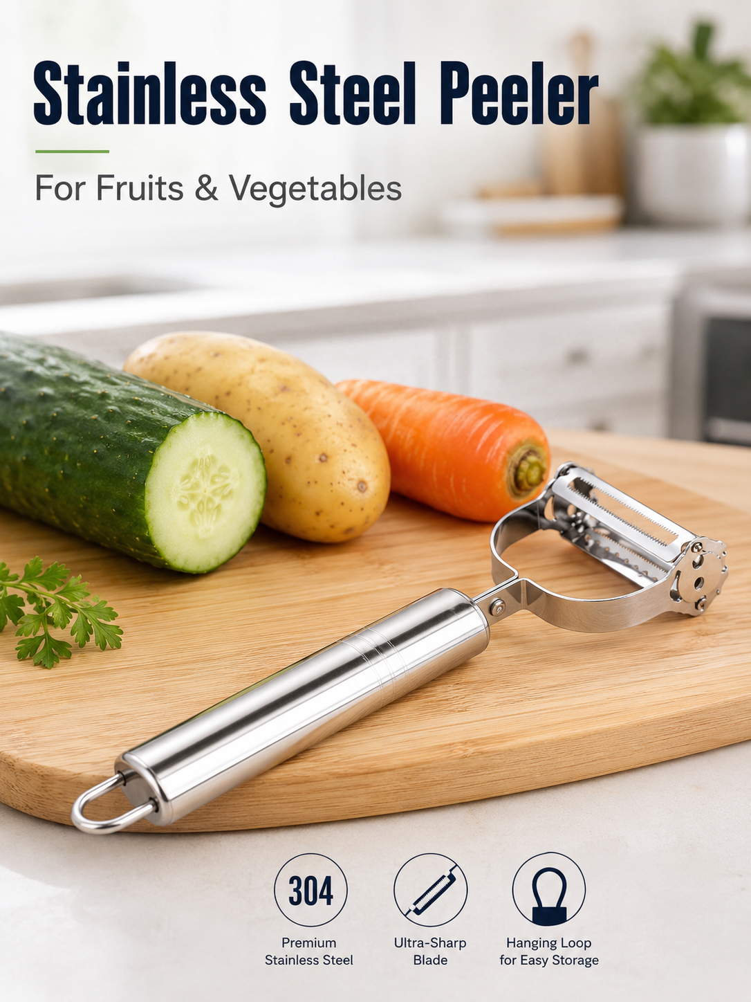 304 Stainless Steel Vegetable  - Meal Prep With Potatoes 리뷰 및 가격