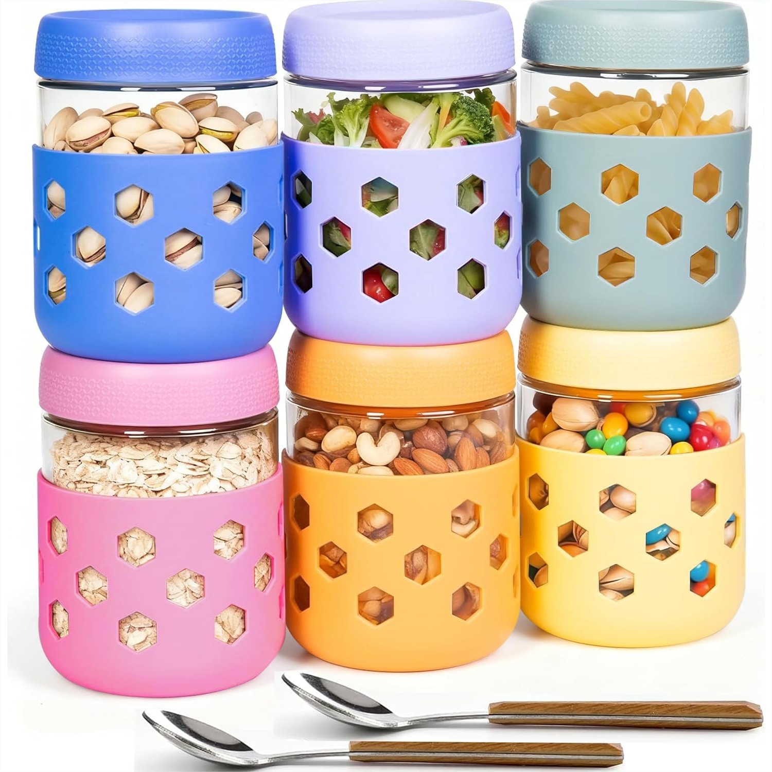 6-Pack 16 oz Overnight Oats Ja - Meal Prep Overnight Oats 리뷰 및 가격
