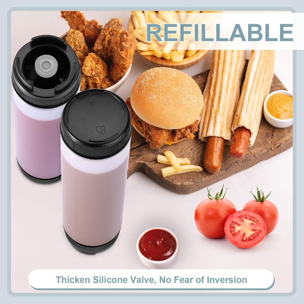 3 Pcs 16 oz Inverted Plastic S - Sauce Squeeze Bottle 리뷰 및 가격