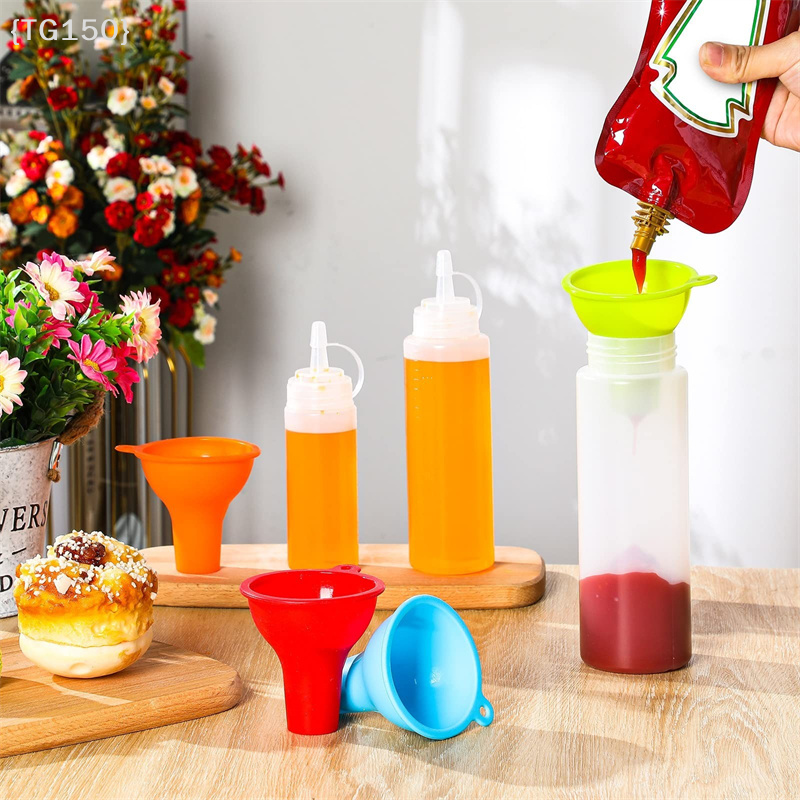 【TG150】4 Pieces Wide Mouth Fun - Sauce Squeeze Bottle 리뷰 및 가격