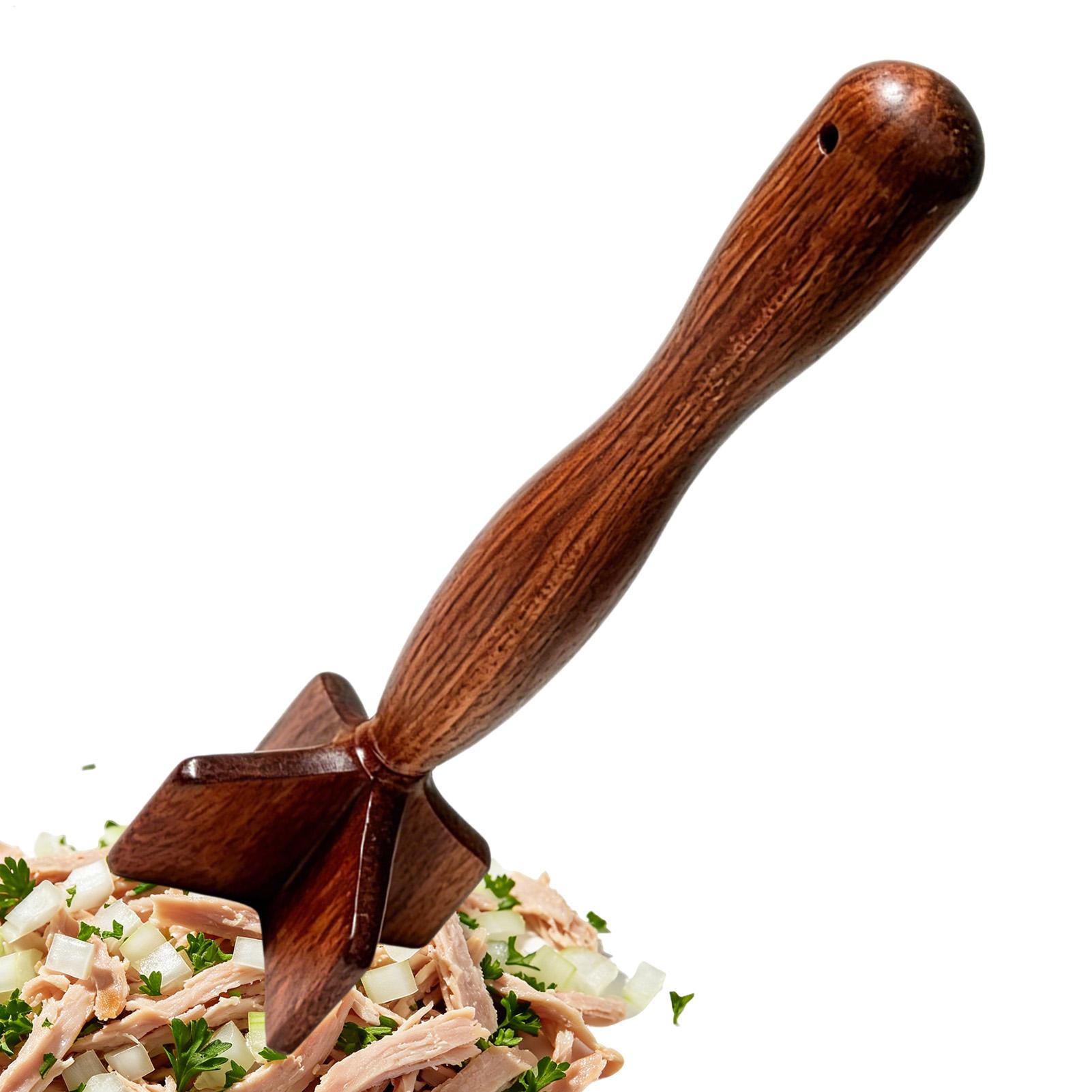 Wooden Meat Masher Wooden Meat - Meal Prep With Potatoes 리뷰 및 가격