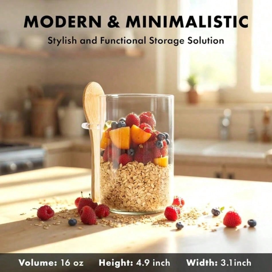 4 Pack Overnight Oats Containe - Meal Prep Overnight Oats 리뷰 및 가격