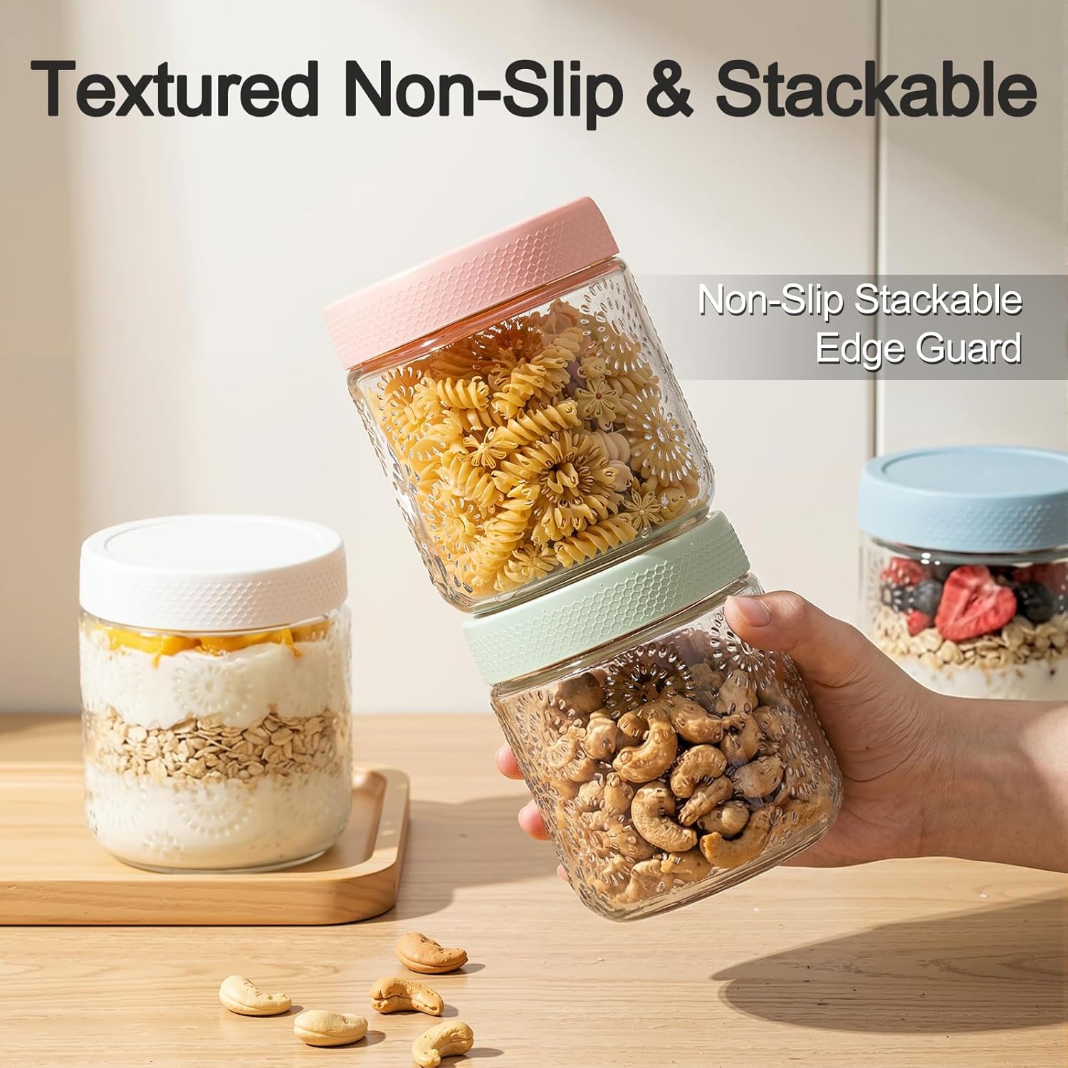 6 Pack 16 oz Overnight Oats Co - Meal Prep Overnight Oats 리뷰 및 가격