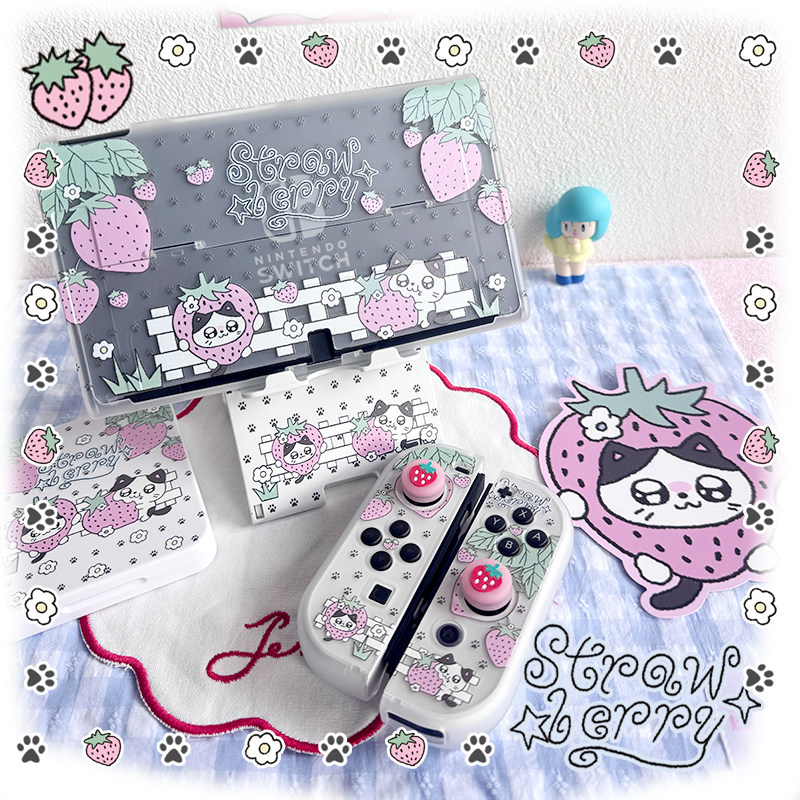 Cute Strawberry Kitten Switch  - Strawberry Huller 리뷰 및 가격