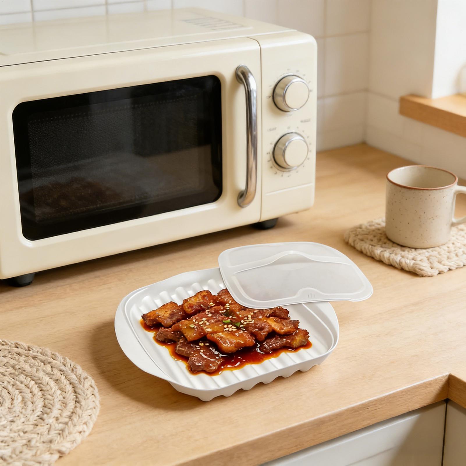 Microwave Bacon Tray Non-Stick - Meal Prep Hot Dogs 리뷰 및 가격