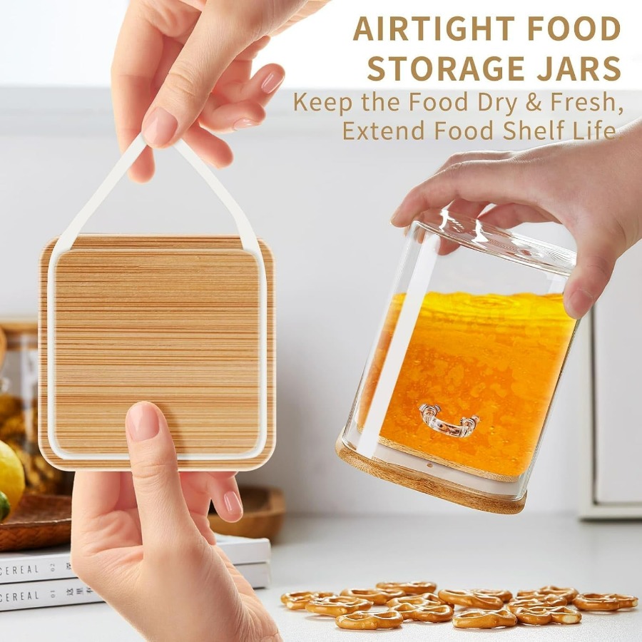 Glass Jars with Airtight Lids  - Overnight Oat Jar 리뷰 및 가격