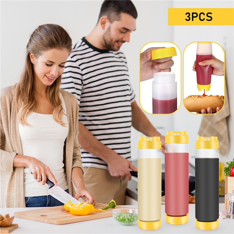 【HOT】Inverted Plastic Squeeze  - Sauce Squeeze Bottle 리뷰 및 가격