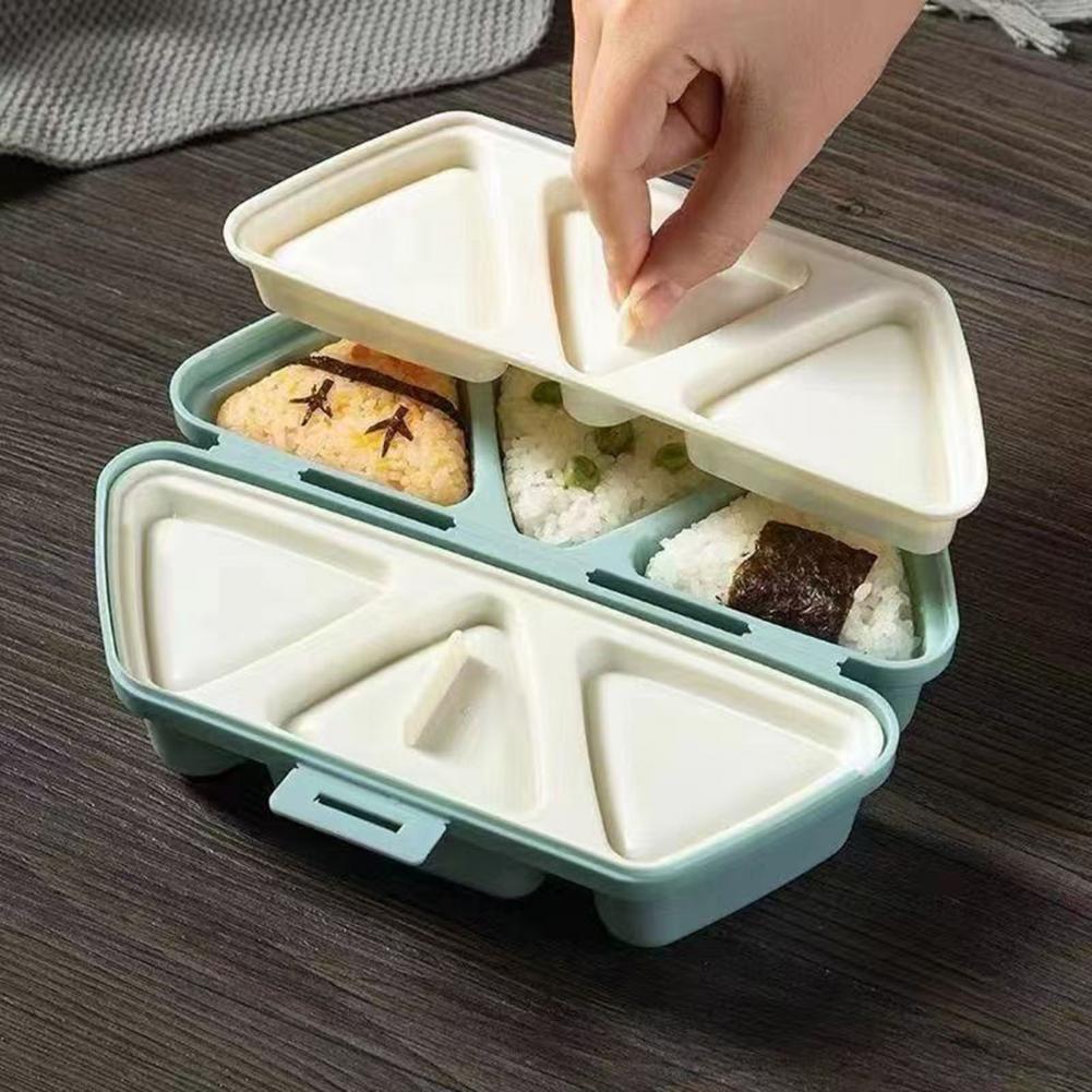 6-Cavity Triangle Onigiri Mold - Meal Prep With Rice 리뷰 및 가격