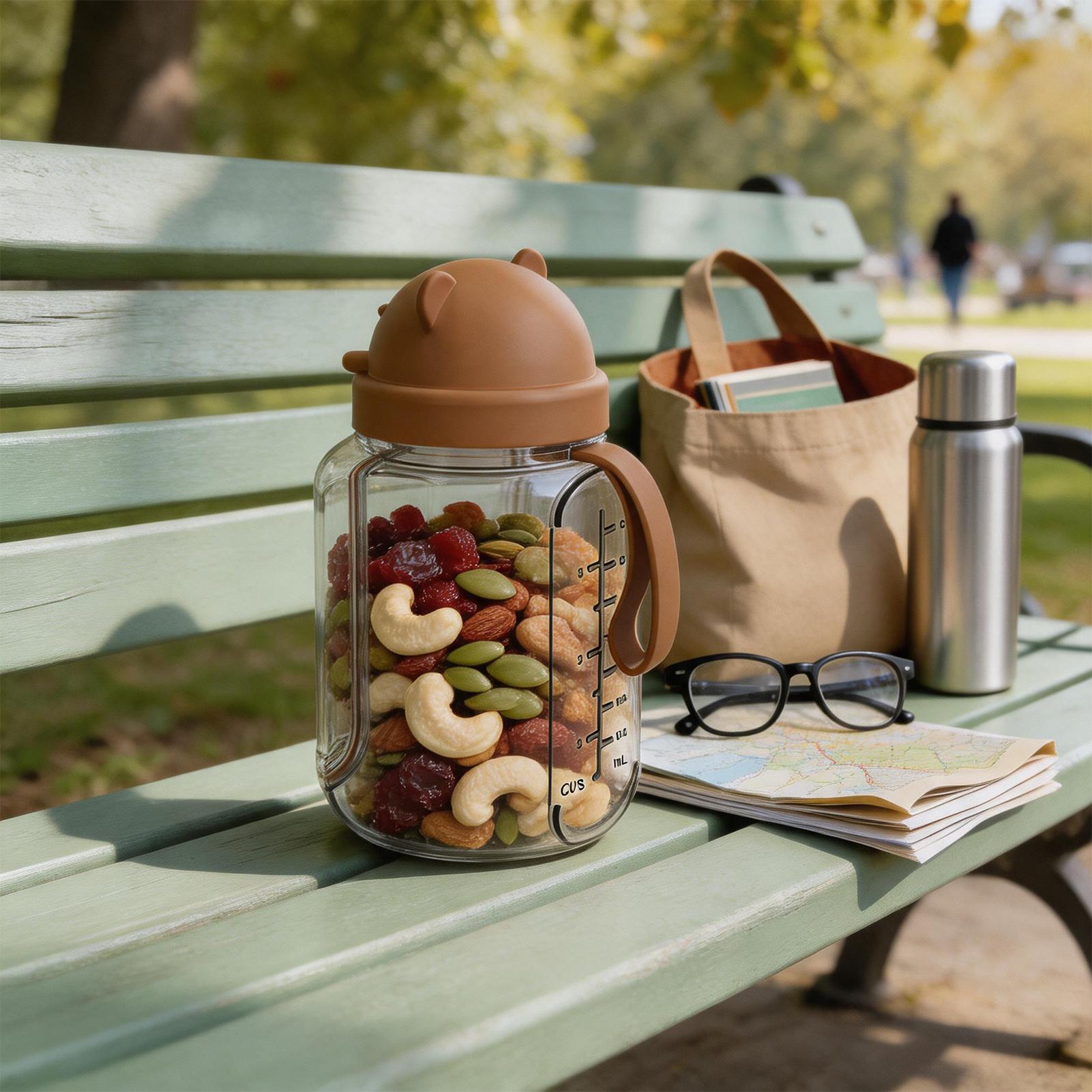 Silicone Jars With Lids Cute M - Overnight Oat Jar 리뷰 및 가격