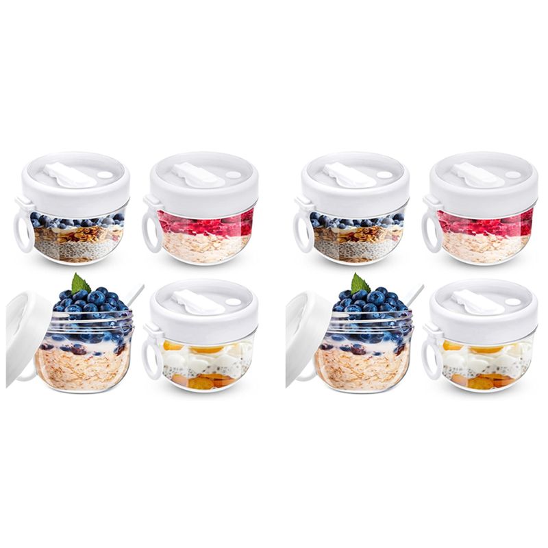 BYBS-8 Pcs Overnight Oats Cont - Overnight Oat Jar 리뷰 및 가격
