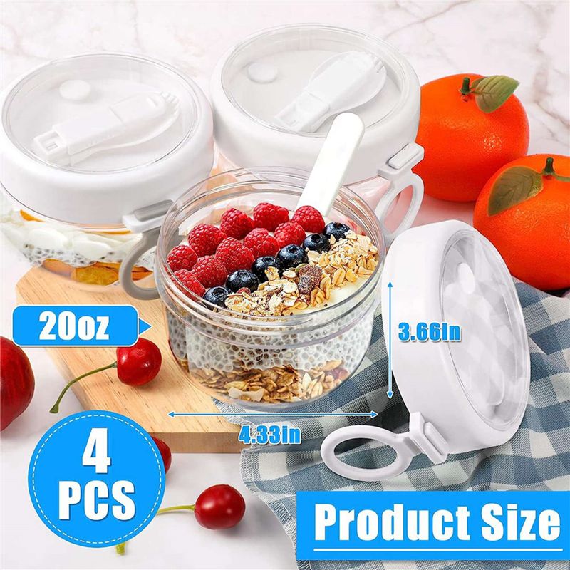 BYBS-8 Pcs Overnight Oats Cont - Overnight Oat Jar 리뷰 및 가격